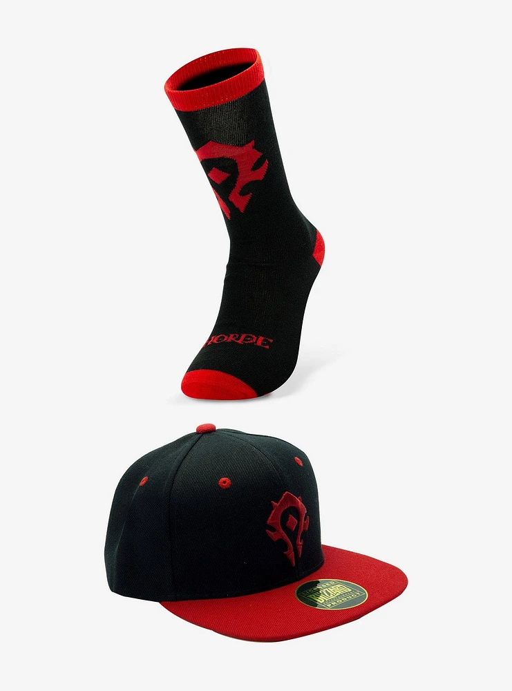 World of Warcraft Horde Sock & Cap Bundle