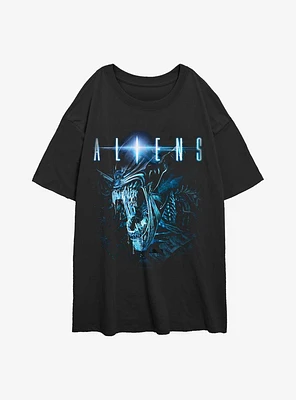 Alien Queen Womens Oversized T-Shirt