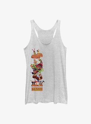 Bob's Burgers Stack Painting Womens Tank Top