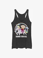 Family Guy Stewie Unicorn Womens Tank Top