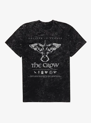 The Crow Believe Angels Mineral Wash T-Shirt