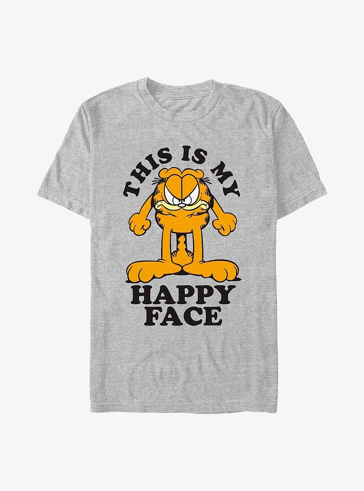 Garfield This Is My Happy Face T-Shirt