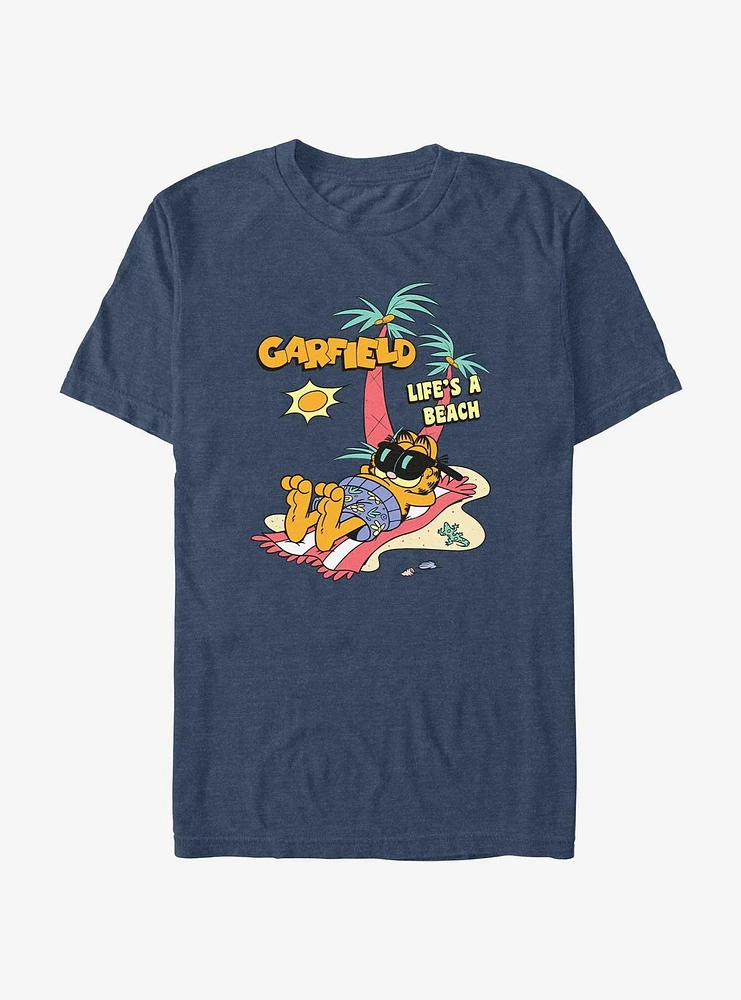 Garfield Life's A Beach T-Shirt