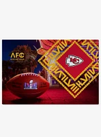 NFL Chiefs SB58 Arrival Participant Small Washable Rug