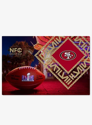 NFL 49ers SB58 Arrival Participant Small Washable Rug