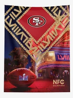 NFL 49ers SB58 Arrival Participant Large Printed Wall Tapestry