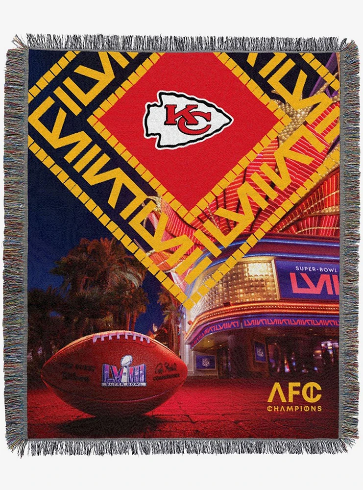 NFL Chiefs SB58 Arrival Participant Woven Tapestry