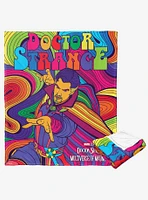 Marvel Dr. Strange Psychedelic Strange Silk Touch Throw Blanket