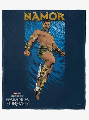 Marvel Black Panther Blanket Namor Silk Touch Throw