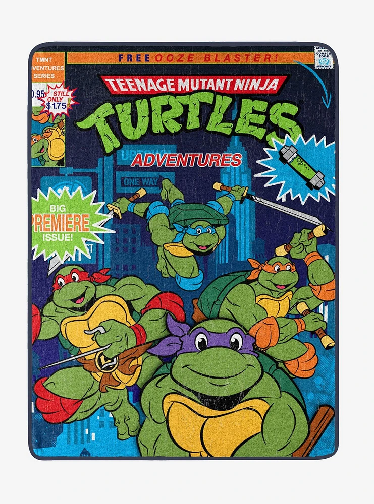 Teenage Mutant Ninja Turtles Ooze Blaster Micro Raschel Throw