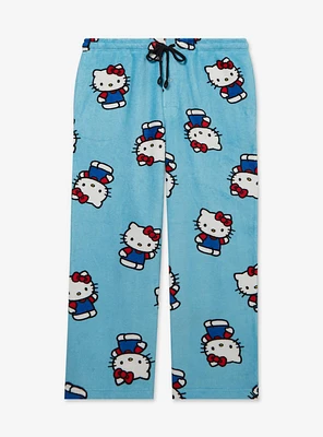 Sanrio Hello Kitty Allover Print Plush Women's Sleep Pants - BoxLunch Exclusive