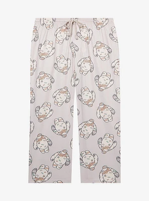 Big Hero 6 Baymax Bandage Allover Print Women's Plus Sleep Pants - BoxLunch Exclusive