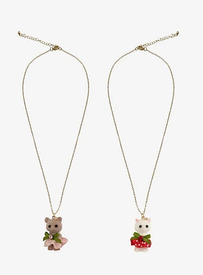 Sweet Society Cottagecore Kitties Best Friend Necklace Set