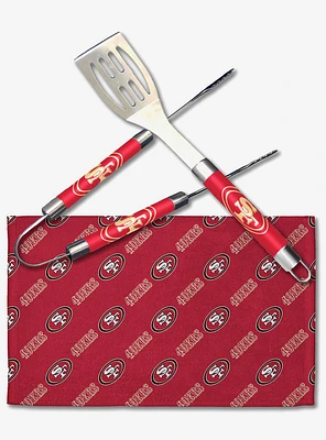 NFL 49ers BBQ Grill Utensil Set