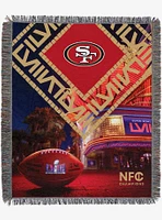 NFL 49ers SB58 Arrival Participant Woven Tapestry