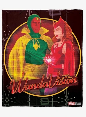 Marvel Wandavision Vintage Vision Silk Touch Throw Blanket