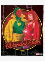 Marvel Wandavision Vintage Vision Silk Touch Throw Blanket