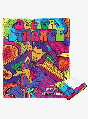 Marvel Dr. Strange Psychedelic Strange Silk Touch Throw Blanket