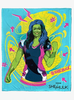 Marvel She Hulk Pure She Hulk Silk Touch Throw Blanket