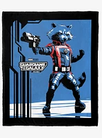 Marvel Guardians of the Galaxy 3 Raccoon Guardian Silk Touch Throw