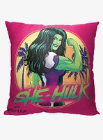 Marvel She Hulk Tropical She Hulk Printed Throw Pillow