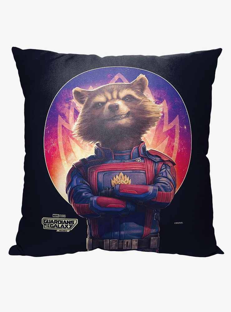 Marvel Guardians of the Galaxy 3 Rocket Galaxy Printed Throw Pillow