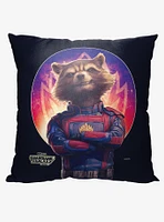 Marvel Guardians of the Galaxy 3 Rocket Galaxy Printed Throw Pillow