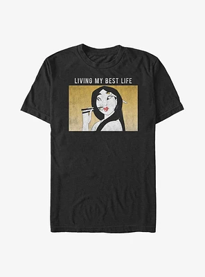 Disney Mulan Eating Rice Living My Best Life Big & Tall T-Shirt