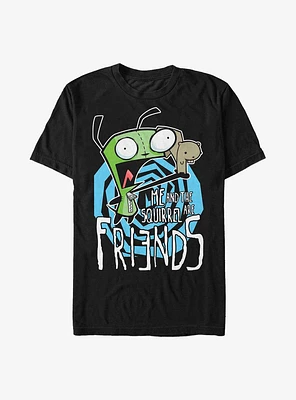 Invader ZIM Squirrel Friend Big & Tall T-Shirt