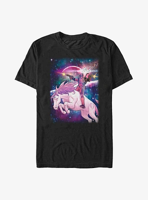 Marvel Deadpool Space Unicorn Big & Tall T-Shirt