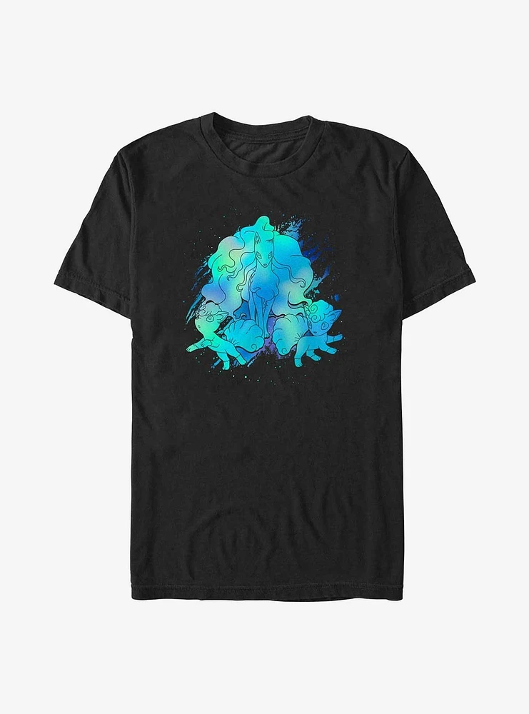 Pokemon Alolan Northern Lights Big & Tall T-Shirt