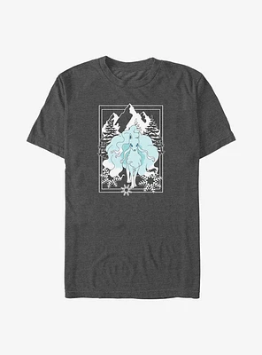 Pokemon Ninetales Winter Scene Big & Tall T-Shirt