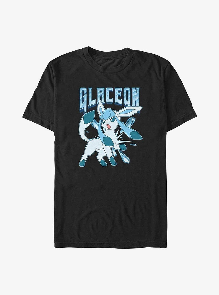 Pokemon Glaceon Ice Beam Big & Tall T-Shirt