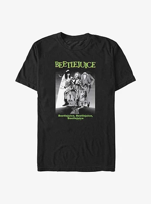 Beetlejuice Say His Name Poster Big & Tall T-Shirt