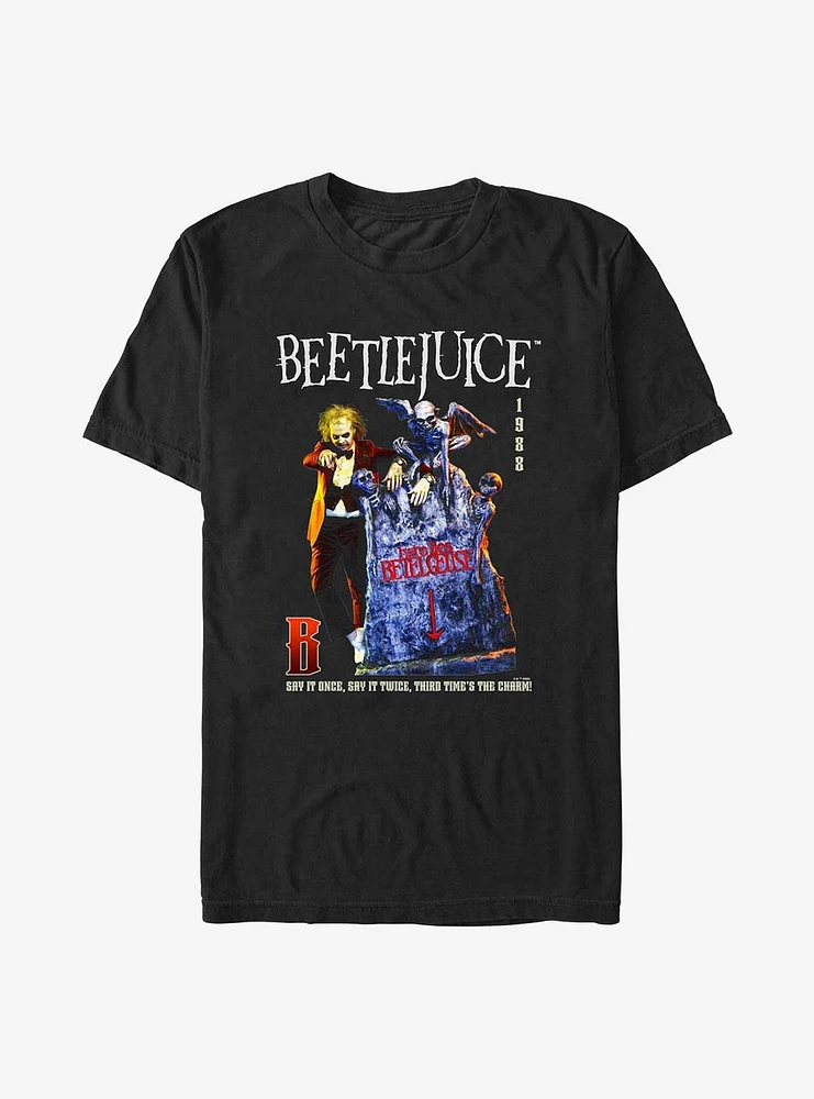 Beetlejuice Third Time's The Charm Big & Tall T-Shirt