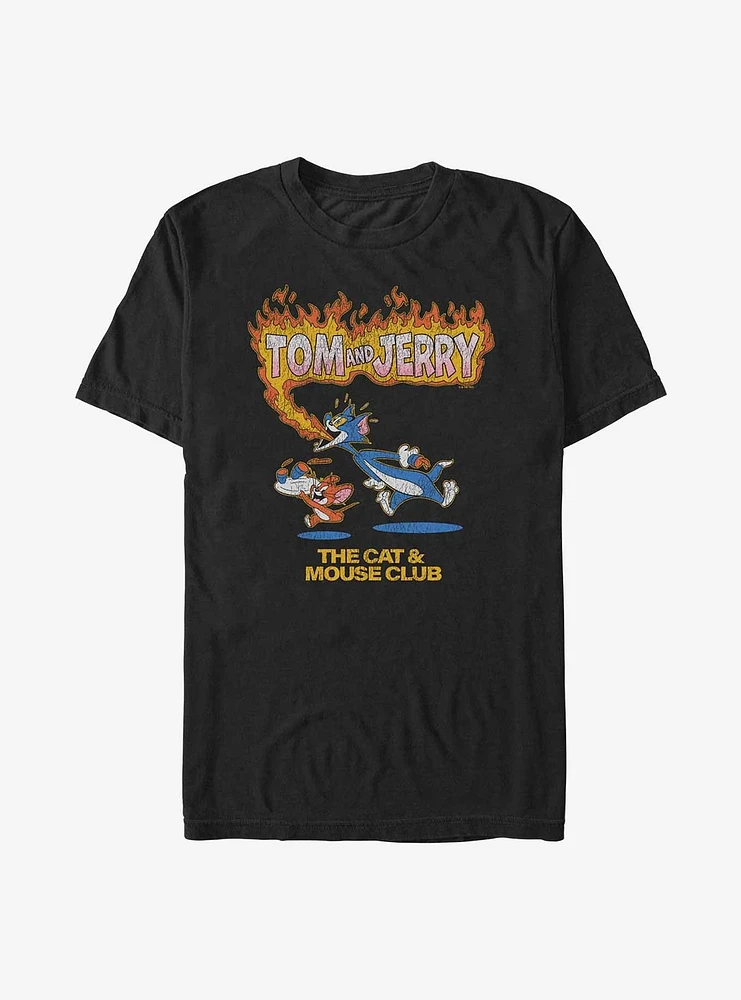 Tom & Jerry The Cat Mouse Club Big Tall T-Shirt