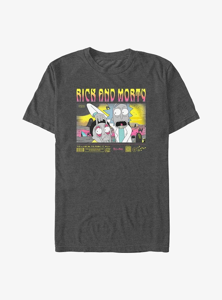 Rick and Morty Eyes Open Big & Tall T-Shirt