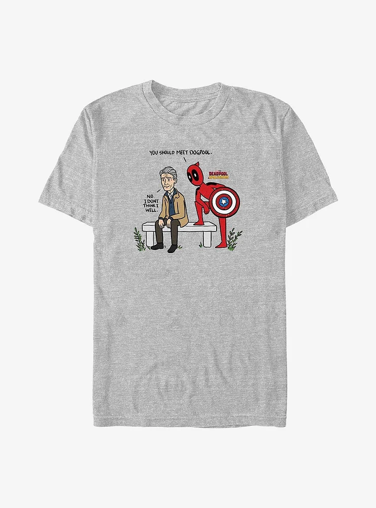 Marvel Deadpool & Wolverine You Should Meet Dogpool Big Tall T-Shirt