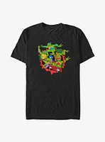 Teenage Mutant Ninja Turtles Bursting Pizza Big & Tall T-Shirt