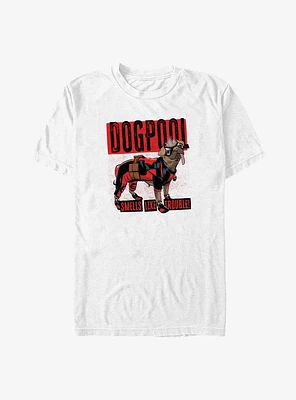 Marvel Deadpool & Wolverine Dogpool Trouble Big Tall T-Shirt