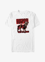 Marvel Deadpool & Wolverine Dogpool Trouble Big Tall T-Shirt