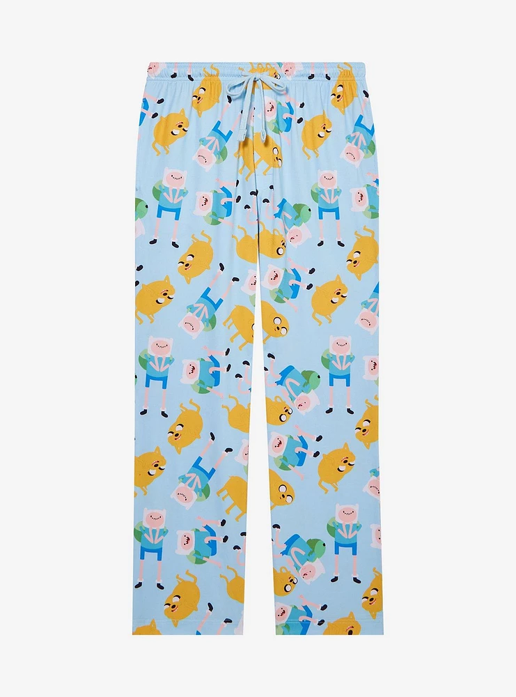 Adventure Time Finn & Jake Allover Print Sleep Pants — BoxLunch Exclusive