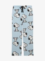 Peanuts Snoopy Allover Print Plush Sleep Pants — BoxLunch Exclusive