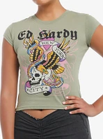 Ed Hardy New York City Girls Crop T-Shirt