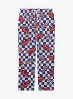 Disney Pixar Cars Lightning McQueen Checkered Allover Print Sleep Pants — BoxLunch Exclusive