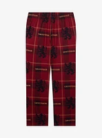 Harry Potter Gryffindor Plaid Allover Print Sleep Pants - BoxLunch Exclusive