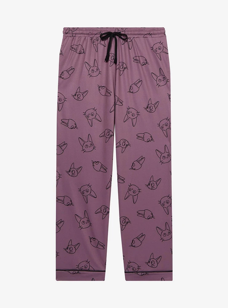 Studio Ghibli® Kiki's Delivery Service Jiji Allover Print Women's Sleep Pants — BoxLunch Exclusive