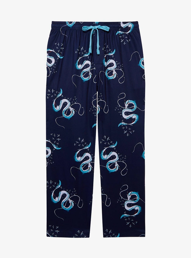 Studio Ghibli® Spirited Away Dragon Haku Allover Print Sleep Pants — BoxLunch Exclusive