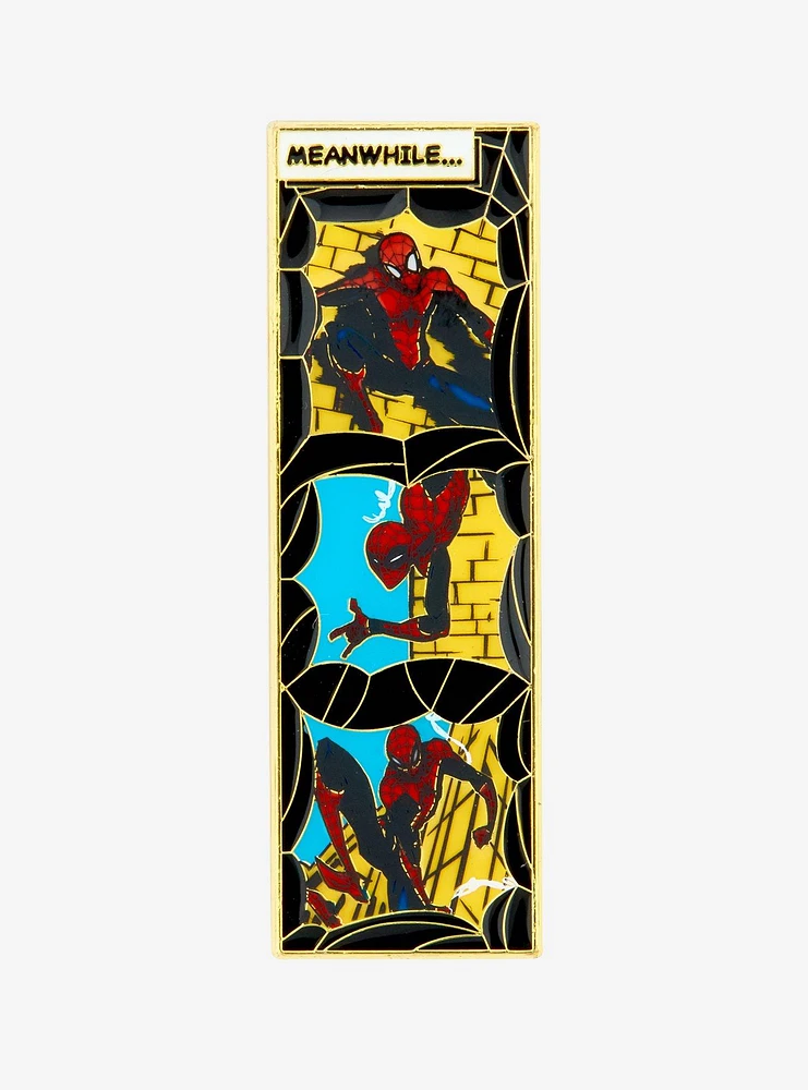 Loungefly Marvel Spider-Man Comic Book Multi-Scene Enamel Pin — BoxLunch Exclusive