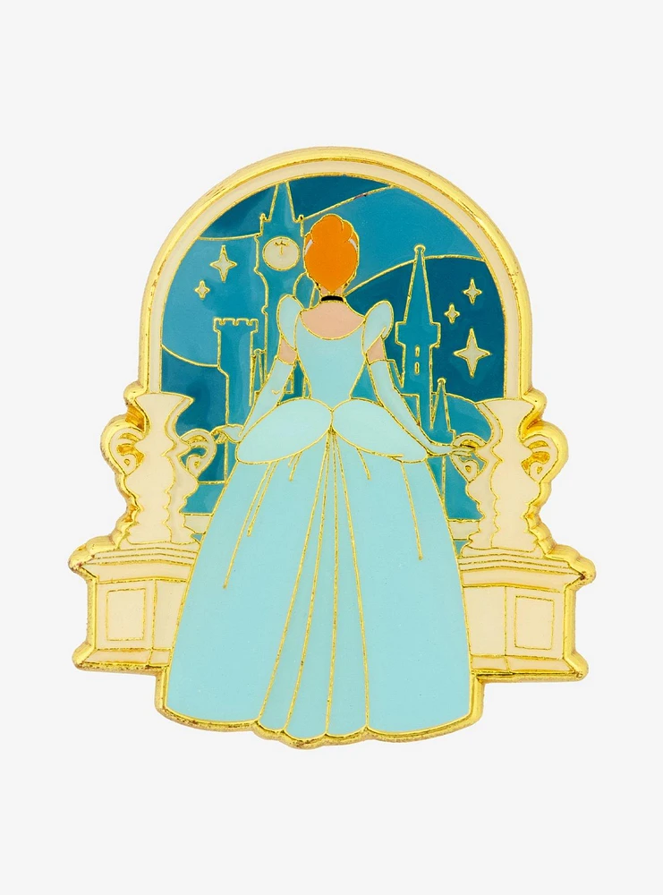 Loungefly Disney Cinderella Balcony Clock Tower Enamel Pin — BoxLunch Exclusive